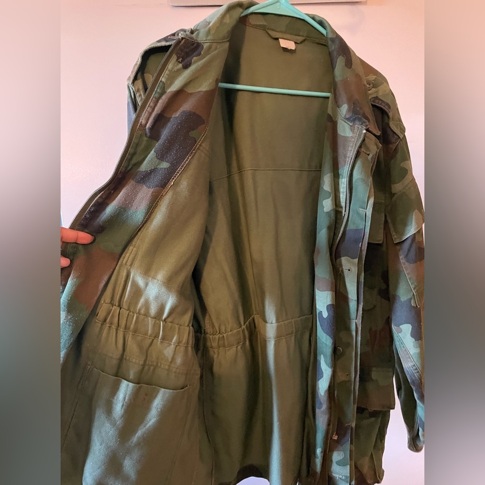 Camo Jacket W/ Patch - image 2